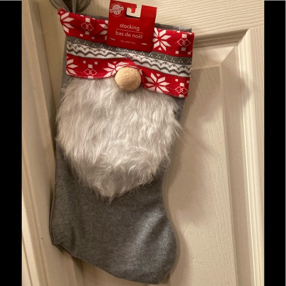 Gnome Christmas Stocking New With Tags. Nonsmoking home. Measurements in picture